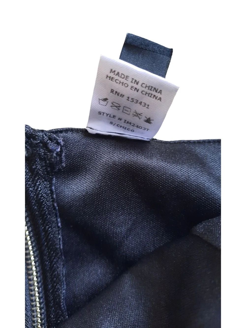 Windsor Black Shimmery Crop Top - Picture 4 of 4